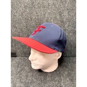 Champro HC1 CFIT Baseball Cap Navy Blue Red Embroidered F Hat Mens L-XL